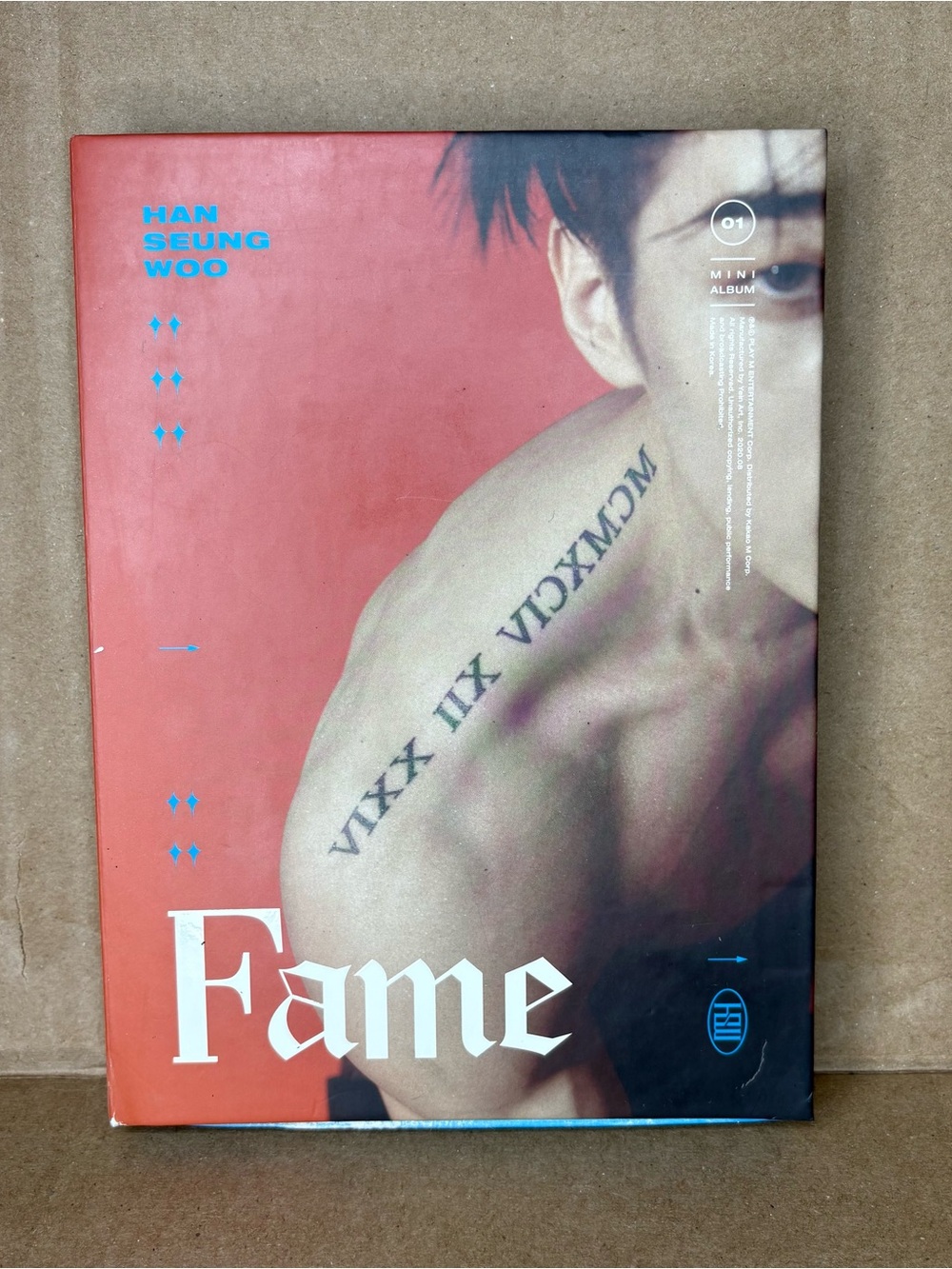 Han Seung Woo Fame 1st Mini WOO Version Album